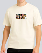 Printed One Piece Streetwear Off White Oversize T-Shirt