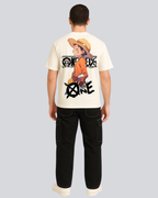 Printed One Piece Streetwear Off White Oversize T-Shirt