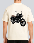 Printed CB350 Streetwear Off White Oversize T-Shirt