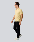Plain Classic Cream Polo T shirt