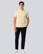 Plain Classic Cream Polo T shirt