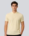 Plain Classic Cream Polo T shirt