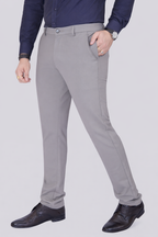 Black Dot Fearless 4-Way Stretch Mouse Formal Narrow Fit Trousers