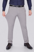Black Dot Fearless 4-Way Stretch Mouse Formal Narrow Fit Trousers