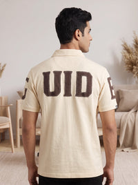 Premium White Zip Polo T shirt
