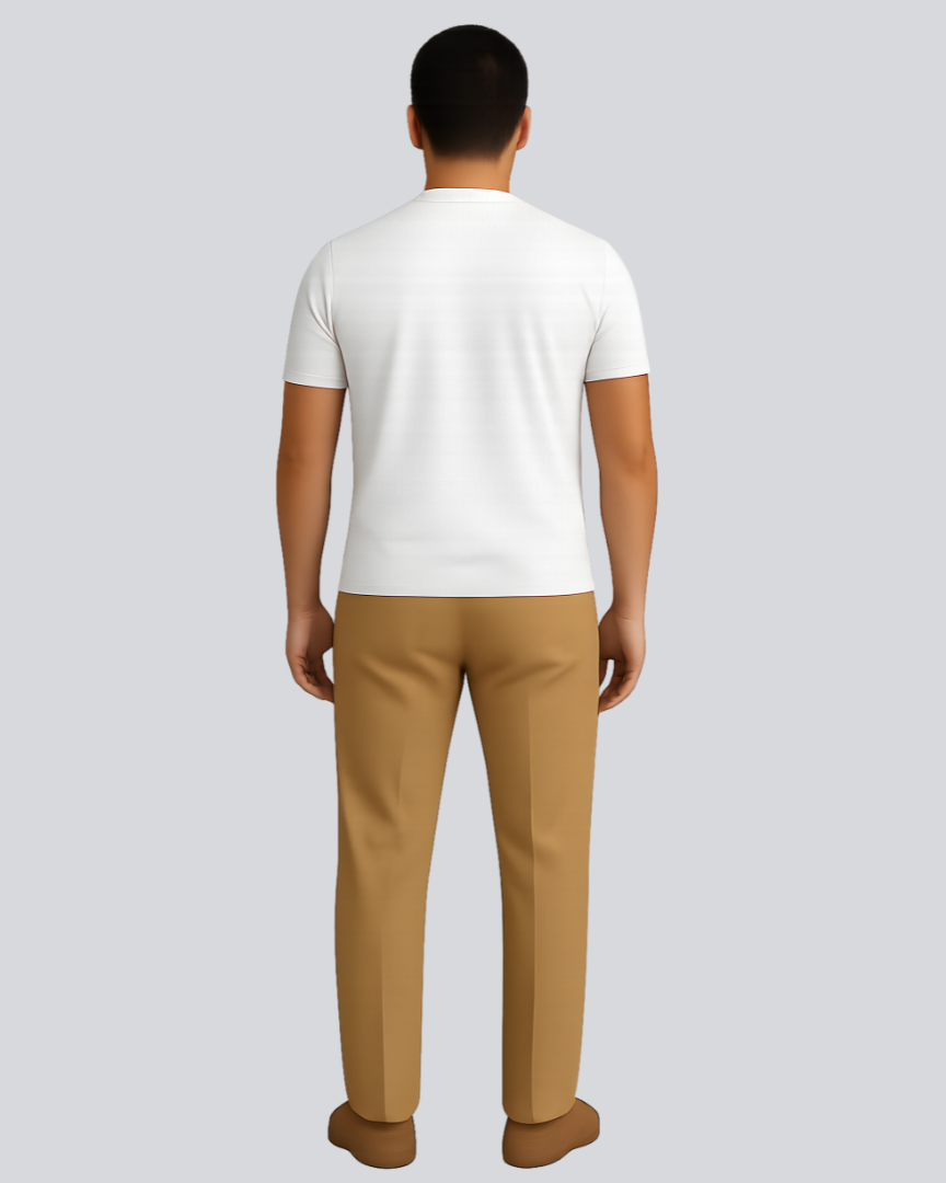 Plain Classic White Polo T shirt