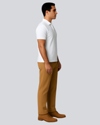 Plain Classic White Polo T shirt