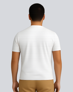 Plain Classic White Polo T shirt