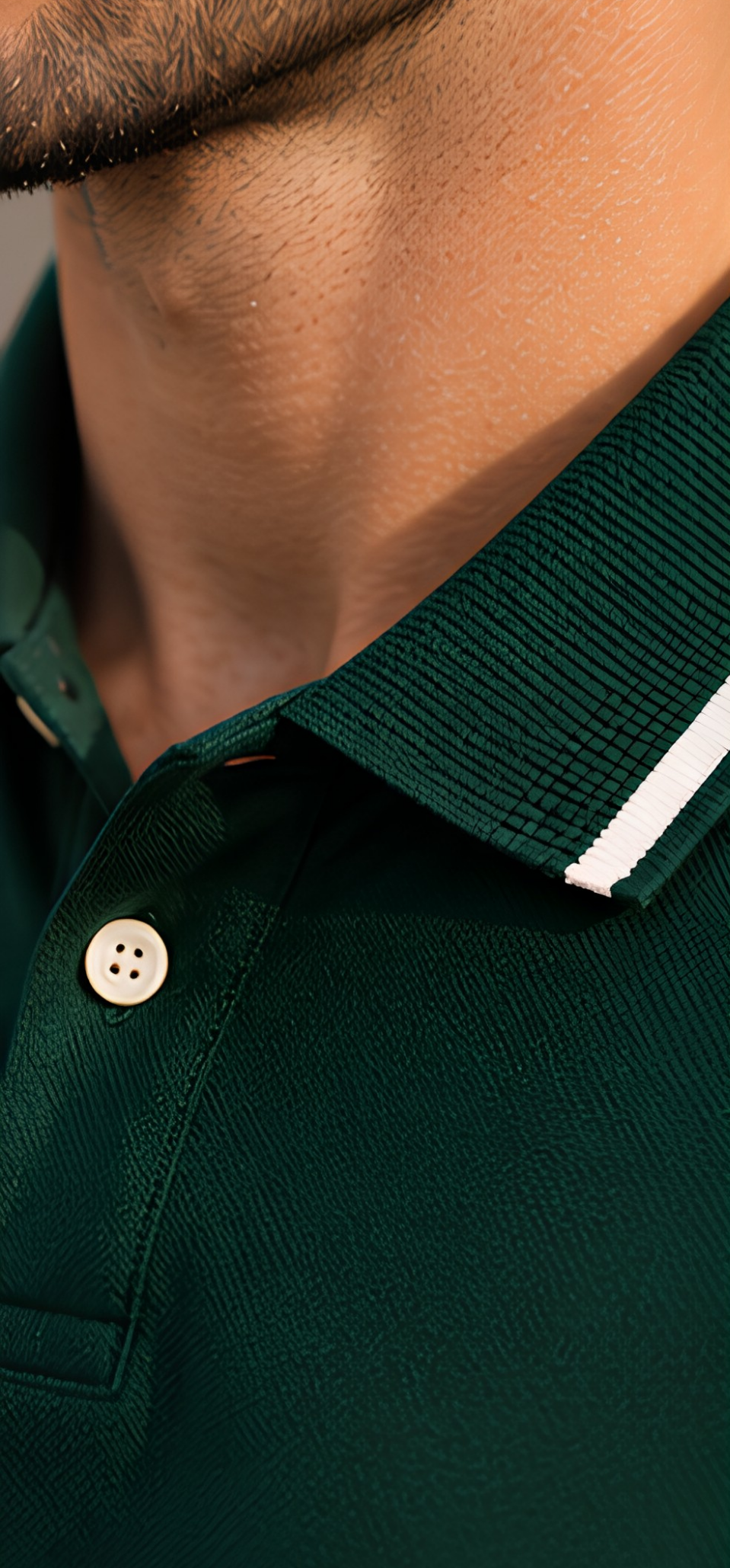 Plain Premium Bottle Green Polo T shirt