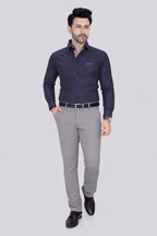 Black Dot Fearless 4-Way Stretch Mouse Formal Narrow Fit Trousers