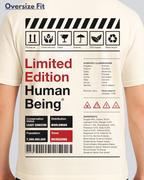 Printed Limited Edition Fragile Heart Streetwear Off White Oversize T-Shirt