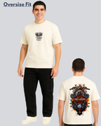 New Printed Harley Davidson Streetwear Off White Oversize T-Shirt