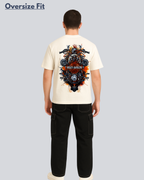 New Printed Harley Davidson Streetwear Off White Oversize T-Shirt